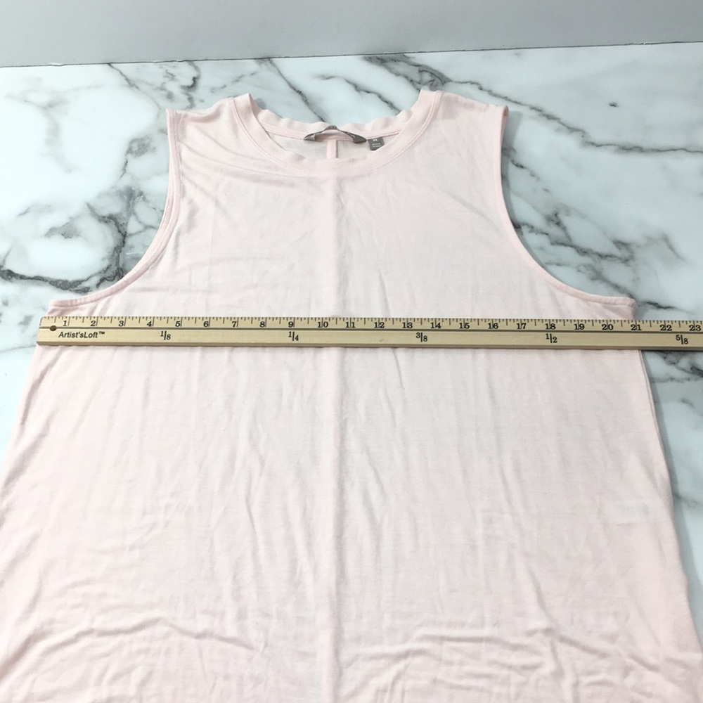 Athleta Pink Asymmetrical Hem Tank Tunic Top - Picture 5 of 11